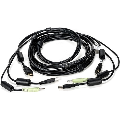 Vertiv CBL0111 | Vertiv Avocent USB Keyboard and Mouse, HDMI and Audio Cable, 10 ft. for Vertiv Avocent SV and SC Series Switches - 10 ft