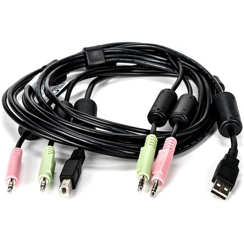 Vertiv CBL0134 | Vertiv Avocent USB Keyboard and Mouse, and Audio Cable, 6 ft. for Vertiv Avocent SV and SC Series Switches - 6 ft