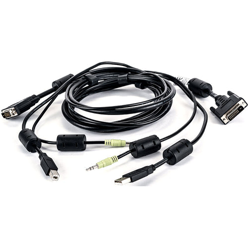 Vertiv CBL0150 | Vertiv Avocent USB Keyboard and Mouse, DVI-D and Audio Cable, 6 ft. forVertiv Avocent SV and SC Series Switches - 6 ft