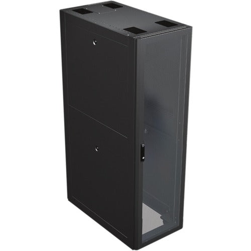 Vertiv E42711 | Vertiv DCE Rack - 42U H x 700-mm W x 1100-mm D (E42711) - For PDU, Server - 42U Rack Height x 19" Rack Width - Black Powder Coat