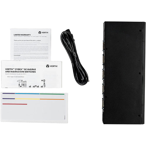 Vertiv SC840-001 | Vertiv Cybex SC800 Secure KVM | 4 Port | Secure Desktop KVM Switch (SC840-001) - Secure Desktop KVM Switches