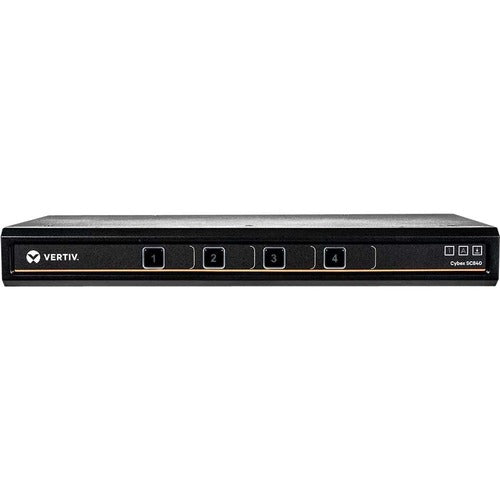Vertiv SC840-001 | Vertiv Cybex SC800 Secure KVM | 4 Port | Secure Desktop KVM Switch (SC840-001) - Secure Desktop KVM Switches