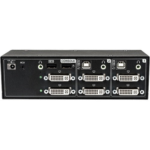 Vertiv SC920-001 | Vertiv Cybex SC900 Secure Desktop KVM Switch |2 Port Dual-Head | DVI-I |TAA - 4K UHD | NIAP PP 3.0 Compliant | Audio/USB