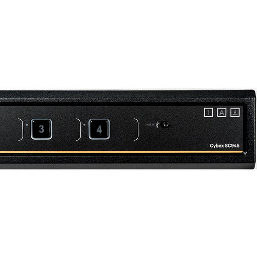 Vertiv SC945-001 | Cybex SC945 Secure KVM Switch - 4-Port, Dual Display, DVI-I in, DVI-I out, Secure KVM with DPP