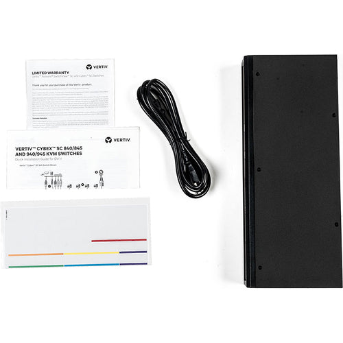 Vertiv SC945-001 | Cybex SC945 Secure KVM Switch - 4-Port, Dual Display, DVI-I in, DVI-I out, Secure KVM with DPP
