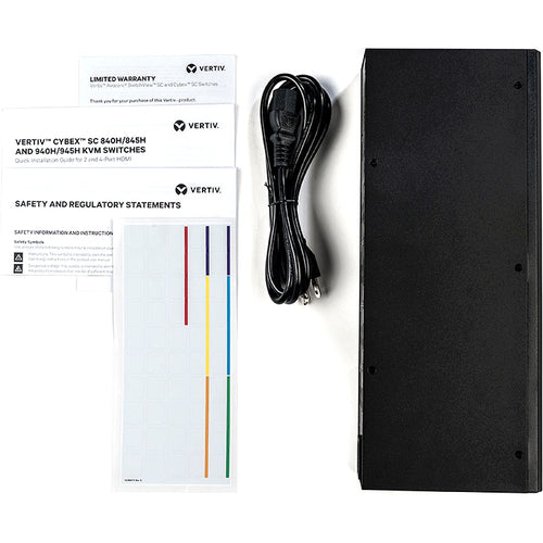 Vertiv SC945H-001 | Cybex SC945H Secure KVM Switch - 4-Port, Dual Display, HDMI in, HDMI out, Secure KVM with DPP