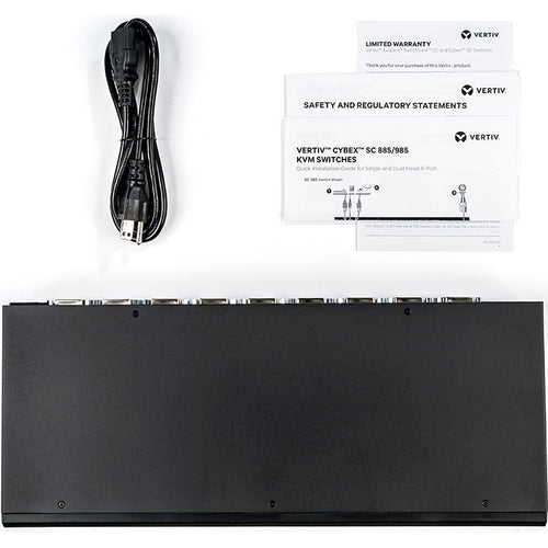 Vertiv SC985-001 | Vertiv Cybex SC900 Secure Desktop KVM | 8 Port Dual-Head | DVI-I DPP | TAA - 4K UHD | NIAP PP 3.0 Compliant