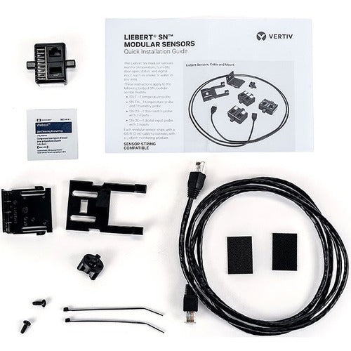 Vertiv SN-TH | Vertiv Liebert SN-TH Modular Sensor | Temperature Humidity Rack Monitoring - Compact | Auto-discoverable | 2 Probes