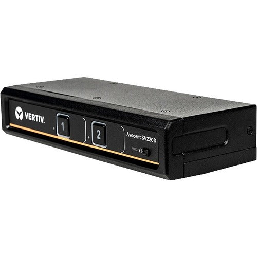Vertiv SV220D-001 | Vertiv Avocent SV200 Desktop KVM Switch | 2 Port | DisplayPort (SV220D-001) - Desktop KVM Switches
