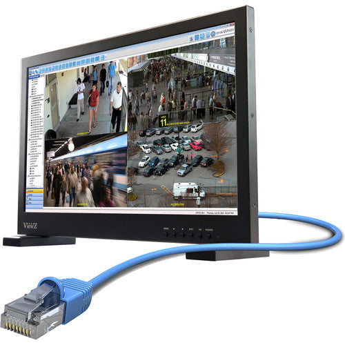 ViewZ VZ-215D2IP-L | 21.5" IP Call Up 1080p HD LED Monitor Onvif Profile-S, Black