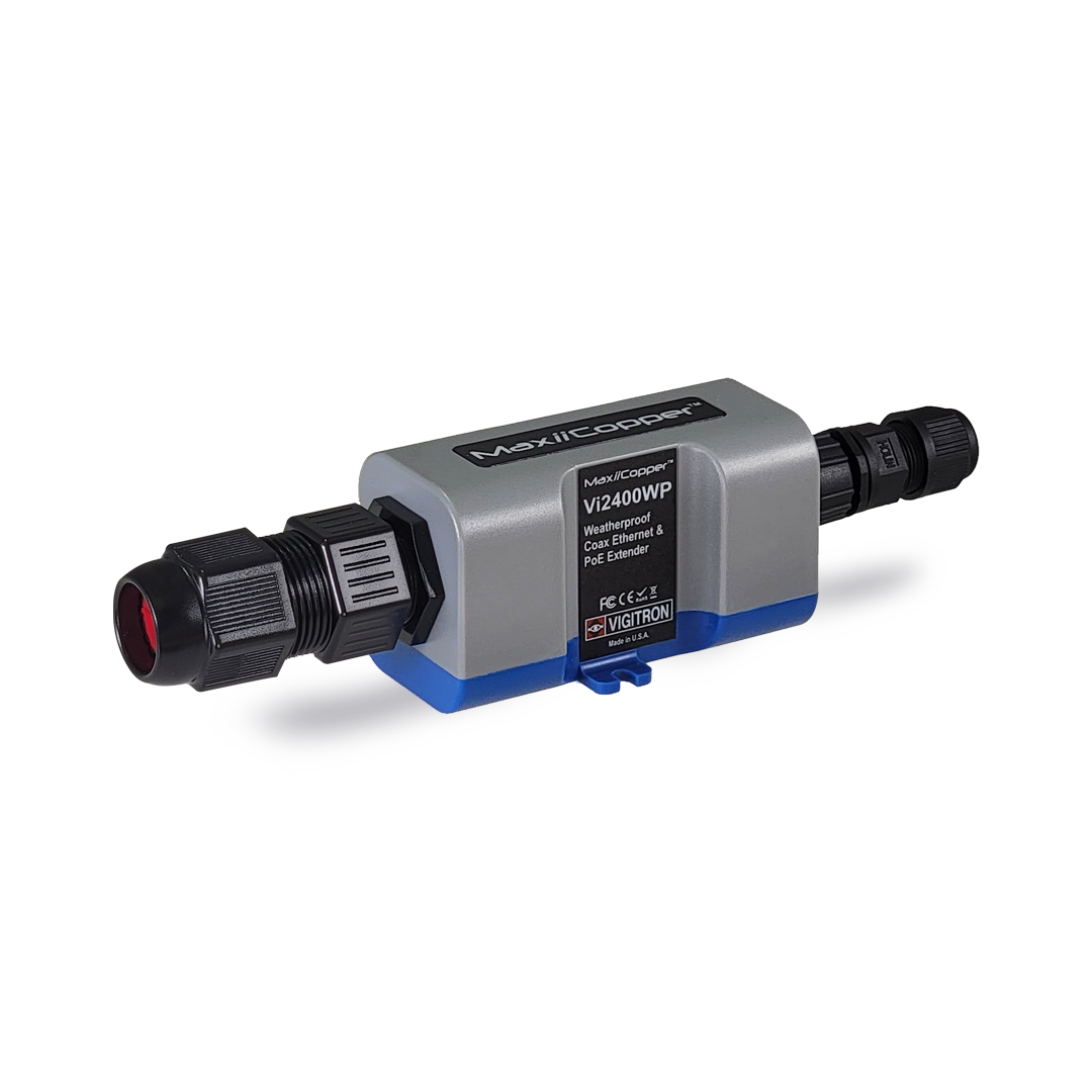 Vigitron VI2400WP | Weatherproof Ethernet Extender Over Coax
