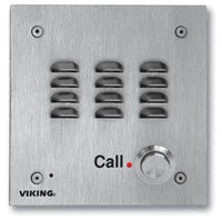 Viking Electronics E-30-EWP | Speakerphone, 24 VDC, 20 mA, 316 Stainless Steel, Dimensions LxWxH 2-1/4 x 5 x 5 inch