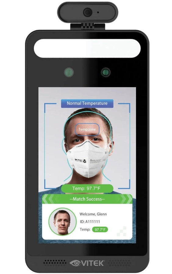 Vitek VT-TSP8 | Transcendent Series 2 MP Temperature Screening Camera with 8" Display Panel