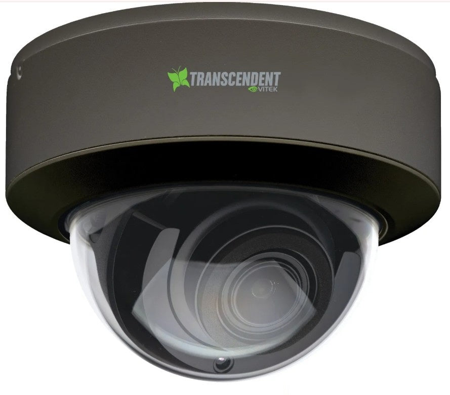 Vitek VTD-TND5RMEB | 5 Megapixel Indoor/Outdoor IR Dome Camera, 2.8-12mm Lens, Black