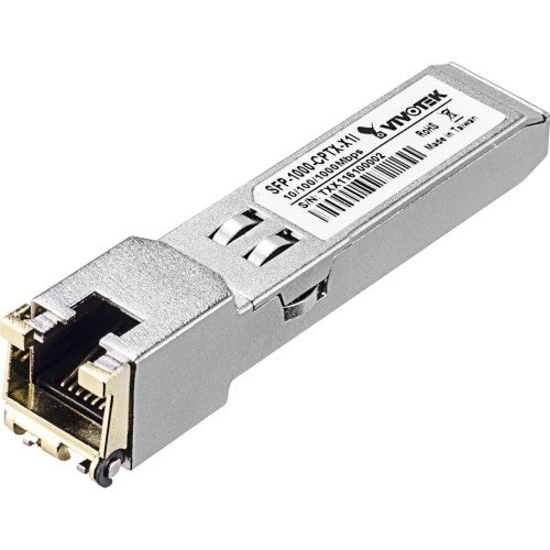 Vivotek SFP1000CPTXX1I | Industrial Gigabit SFP To RJ45 Module
