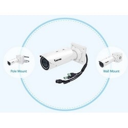 Vivotek IB9371-HT | Network Camera, Bullet, Wdr, Ir, Day/Night, Outdoor, H.265/H.264/Mjpeg, 2048 X 1536 Resolution, F1.2/F2.3 P-Iris 3 To 9 Mm Lens, 23.6 Watt, 12 Vdc, Poe