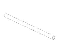 Von Duprin 050004 US3 | Standard Crossbar Kit, US3 Bright Brass, for 55 Series 42 in. Exit Devices