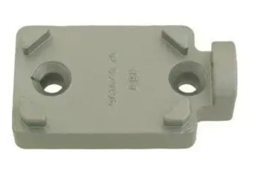 Von Duprin 050390 SP28 | Mullion Bottom Fitting, SP28 Powder-Coated Aluminum