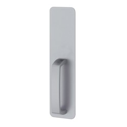 Von Duprin 230DT SP28 | Exit Device Trim, Dummy, 2" Projection, 10-Gauge Steel Escutcheon, ANSI 02, Sprayed Aluminum, For 22 Series Device