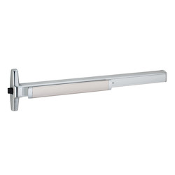 Von Duprin 3327A-EO 313 48X84 | Surface Vertical Rod Exit Device, Exit Only, ANSI 01, Duranodic Dark Bronze, 48" × 84", No Trim