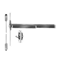 Von Duprin 3327A-L US26D LHR 36X84 | Exit Device, Surface Mount Vertical Rod, Lever Trim, Left Hand Reverse, 3" Projection, ANSI 08/09