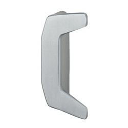 Von Duprin 386DT US26D | Dummy Rim Trim, 2-7/16" Proj., Base 7-15/32" L × 1-5/8" W, ANSI 02, Satin Chrome