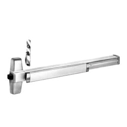 Von Duprin 99TP US26D 48 | Thumbpiece Exit Device Trim, 2" Projection, 1-1/4" Mortise, 48" Length, Satin Chrome Plated