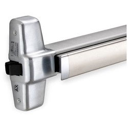 Von Duprin AX22EO SP28 36 | Exit Device, Accessible, Rim, Exit Only, 36" Length, Sprayed Aluminum, Without Trim, For 36" Door