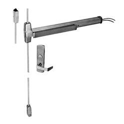 Von Duprin EL9927L-F US10 LHR 36X84 | Electric Latch Retraction, Fire-Rated, Lever Trim, Satin Bronze, 36" x 84", LHR