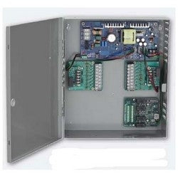 Von Duprin PS906-8P-BBK | Door Exit Device Power Supply, 12/24 Volt DC, 6 Ampere, Fused, 12" Width x 4" Depth x 14" Height, Gray/Baked Enamel
