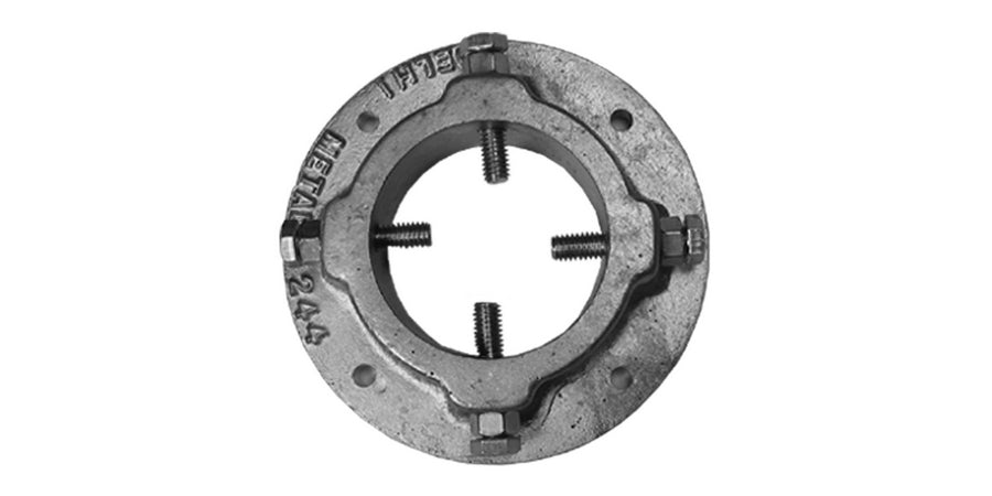 WADEAntenna, Inc. 990426 | Master Clamp,Cast Aluminum,2 in. Ht,5-1/2 in. Wd,5-1/2 in. Lg