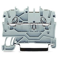 Wago Corporation 2000-1202 | 2-Conductor Through Terminal Block, Suitable for Ex E Applications