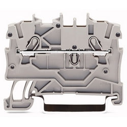 Wago Corporation 2000-1205 | 2-Conductor Through Terminal Block, Suitable for Ex E, Black