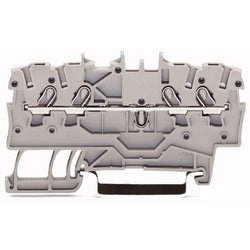 Wago Corporation 2000-1402 | 4-Conductor Through Terminal Block, Ex e Certified