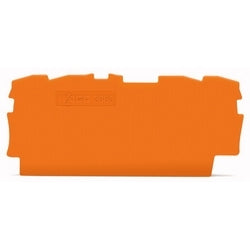 Wago Corporation 2000-1492 | End and Intermediate Plate, 0.7 mm Thick, Orange