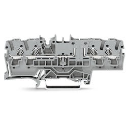 Wago Corporation 2002-1861 | 4-Conductor Carrier Terminal Block