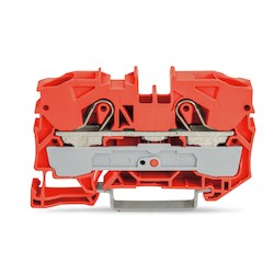 Wago Corporation 2010-1202 | 2-Conductor Through Terminal Block, Orange