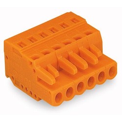 Wago Corporation 231-304/026-000 | 1-Conductor Female Plug, 2.5 mm², 5.08 mm Pin Spacing, 4-Pole