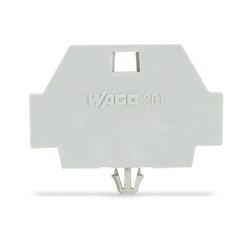 Wago Corporation 261-371 | End Plate for Terminal Blocks, With Snap-In Mounting Foot