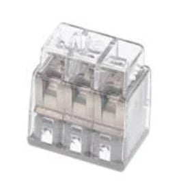 Wago Corporation 2773406K0000002 | Compact Splicing Connector, Push-In, Solid/Stranded, Transparent Gray