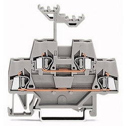 Wago Corporation 280-519 | Double-Deck Terminal Block, Through/Through, 2.5 mm², For DIN-Rail 35 x 15 and 35 x 7.5, CAGE CLAMP