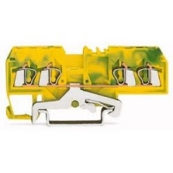 Wago Corporation 280-677 | 4-Conductor Ground Terminal Block