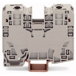 Wago Corporation 285-135 | 2-Conductor Through Terminal Block, 35 mm², 8–2 AWG, Gray