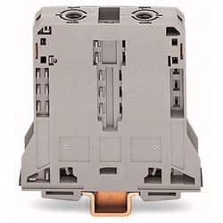 Wago Corporation 285-195 | Through Terminal Block, 35 mm², 4 AWG–4/0, Gray