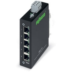Wago Corporation 852-111 | 5-Port Ethernet Switch, 100BASE-TX, DIN Rail Mount