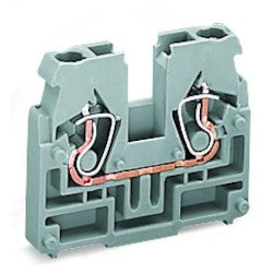 Wago Corporation 869-321 | Center Terminal Block with Snap-In Mounting Foot, for Sheet Thickness 0.6–1.2 mm