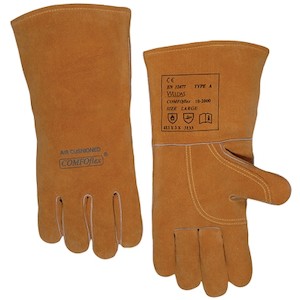 Weldas Company LLC 10-2000XXL | Weldas Comfoflex Bucktan Welding Gloves, Gautlet Cuff, 2X-Large