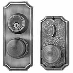 Weslock 0 1501 EA EA SL2D | Interconnected Eleganti Knob, Adjustable Backset