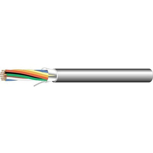 West Penn Wire 253241BGY1000 | Audio/Control Cable, Plenum PVC, 0.007 inch, Gray, Flexible Plenum, Shielded, 300V, 22 AWG