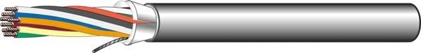 West Penn Wire AQ3244BK1000 | Multi-Conductor Cable, 1000 ft. L, 300 V, 18 AWG, Stranded